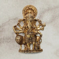 Brass Shubha Drishti Ganesha Wall Hanging (9 Inch) Vedansh Craft