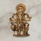 Brass Shubha Drishti Ganesha Wall Hanging (9 Inch) Vedansh Craft