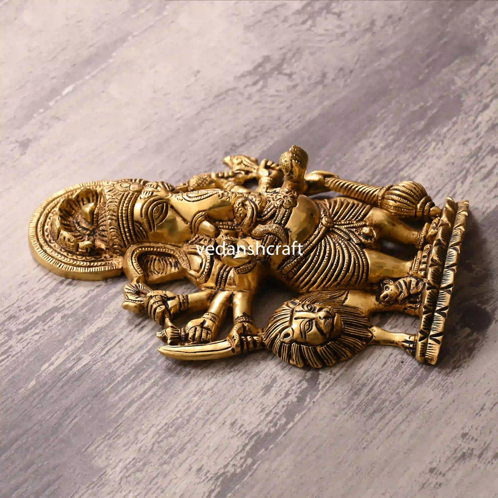 Brass Shubha Drishti Ganesha Wall Hanging (9 Inch) Vedansh Craft