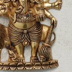 Brass Shubha Drishti Ganesha Wall Hanging (9 Inch) Vedansh Craft