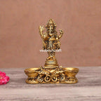 Brass Blessing Ganesha Diya (5.5 Inch) Vedansh Craft