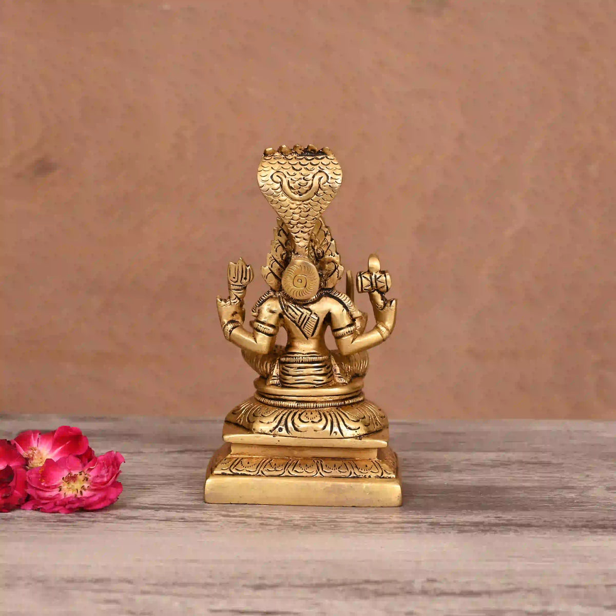 Brass Sitting Karumari Amman Idol (6 Inch) Vedansh Craft