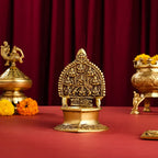 Brass Ashtalakshmi Ganesha Diya (5.2 Inch) Vedansh Craft