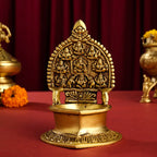 Brass Ashtalakshmi Ganesha Diya (5.2 Inch) Vedansh Craft