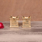 Brass Tulsi Diya Pair (1.9 Inch) Vedansh Craft