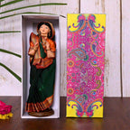 Handmade Rajasthani Doll In Banarasi Saree (10.5 Inch) Vedansh Craft