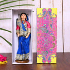 Handmade Rajasthani Doll In Banarasi Saree (10.5 Inch) Vedansh Craft