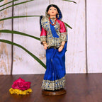 Handmade Rajasthani Doll In Banarasi Saree (10.5 Inch) Vedansh Craft