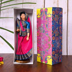 Handmade Rajasthani Doll In Banarasi Saree (10.5 Inch) Vedansh Craft