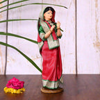 Handmade Rajasthani Doll In Banarasi Saree (10.5 Inch) Vedansh Craft