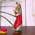 Handmade Rajasthani Doll In Banarasi Saree (10.5 Inch) Vedansh Craft