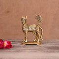 Brass Kamdhenu Cow Idol (4.5 Inch) Vedansh Craft