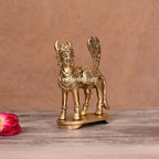 Brass Kamdhenu Cow Idol (4.5 Inch) Vedansh Craft