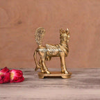 Brass Kamdhenu Cow Idol (4.5 Inch) Vedansh Craft