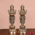 Brass Standing Deep Lakshmi Pair (15 Inch) Vedansh Craft