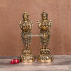 Brass Standing Deep Lakshmi Pair (15 Inch) Vedansh Craft