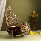 Brass Traditional Ganesha Urli/Floater (19 Inch) Vedansh Craft