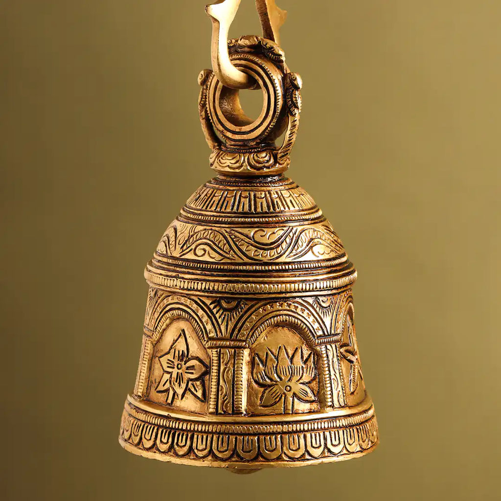 Brass Superfine Wall Hanging Temple Bell (31 Inch) Vedansh Craft