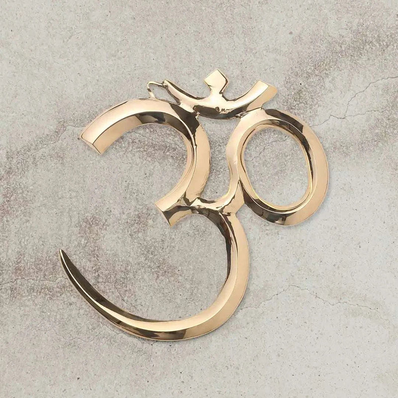 Brass Traditional Om Wall Hanging (8 Inch) Vedansh Craft