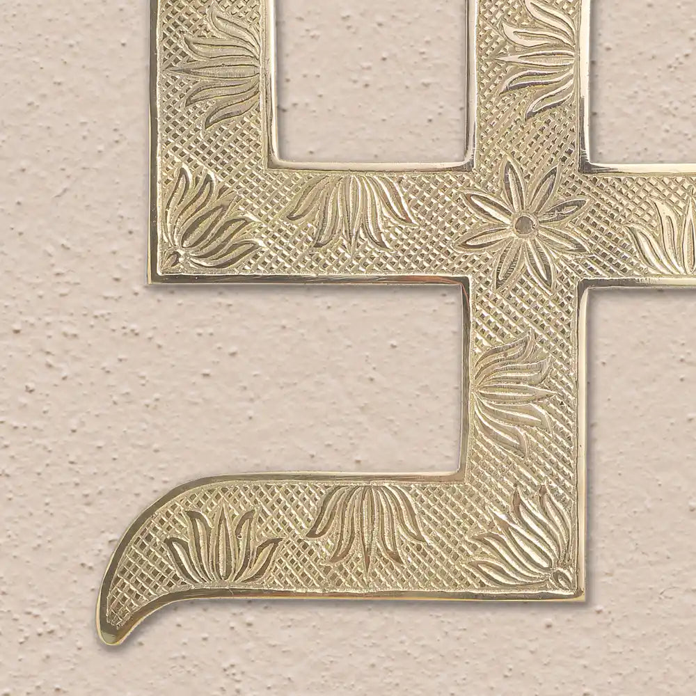 Brass Swastik Wall Hanging Vedansh Craft