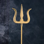 Brass Sacred Trishul (10.5 Inch) Vedansh Craft
