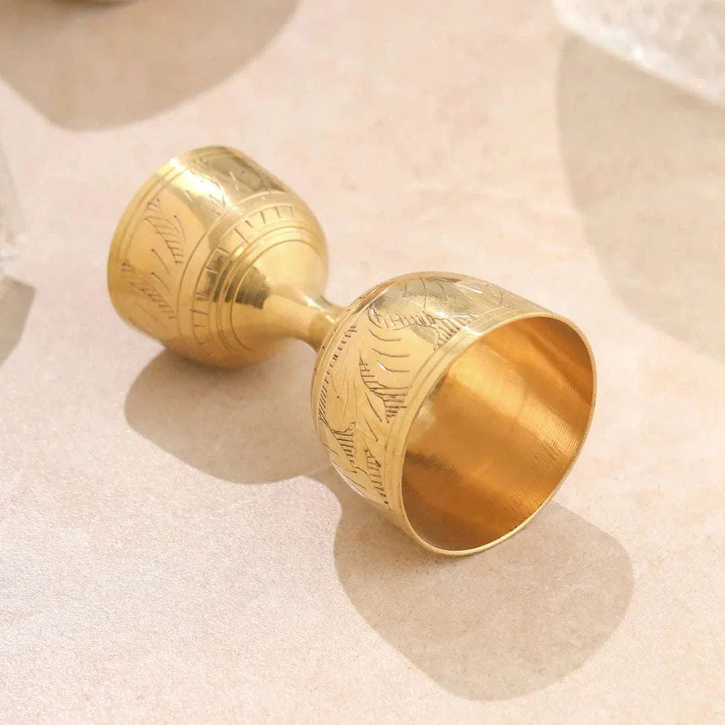 Brass Jigger (Alcohol/Peg Measure) 30/60Ml (4 Inch) Vedansh Craft