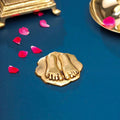 Brass Charan Paduka (2.8 Inch) Vedansh Craft