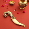 Brass Katar For Ceremonial And Decoration (10.5 Inch) Vedansh Craft