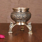 Brass Ganga Kalash with Stand – 4.5 Inch | Sacred Puja Vessel Vedansh Craft