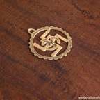 Brass Swastik Om Wall Hanging Vedansh Craft