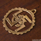Brass Swastik Om Wall Hanging Vedansh Craft