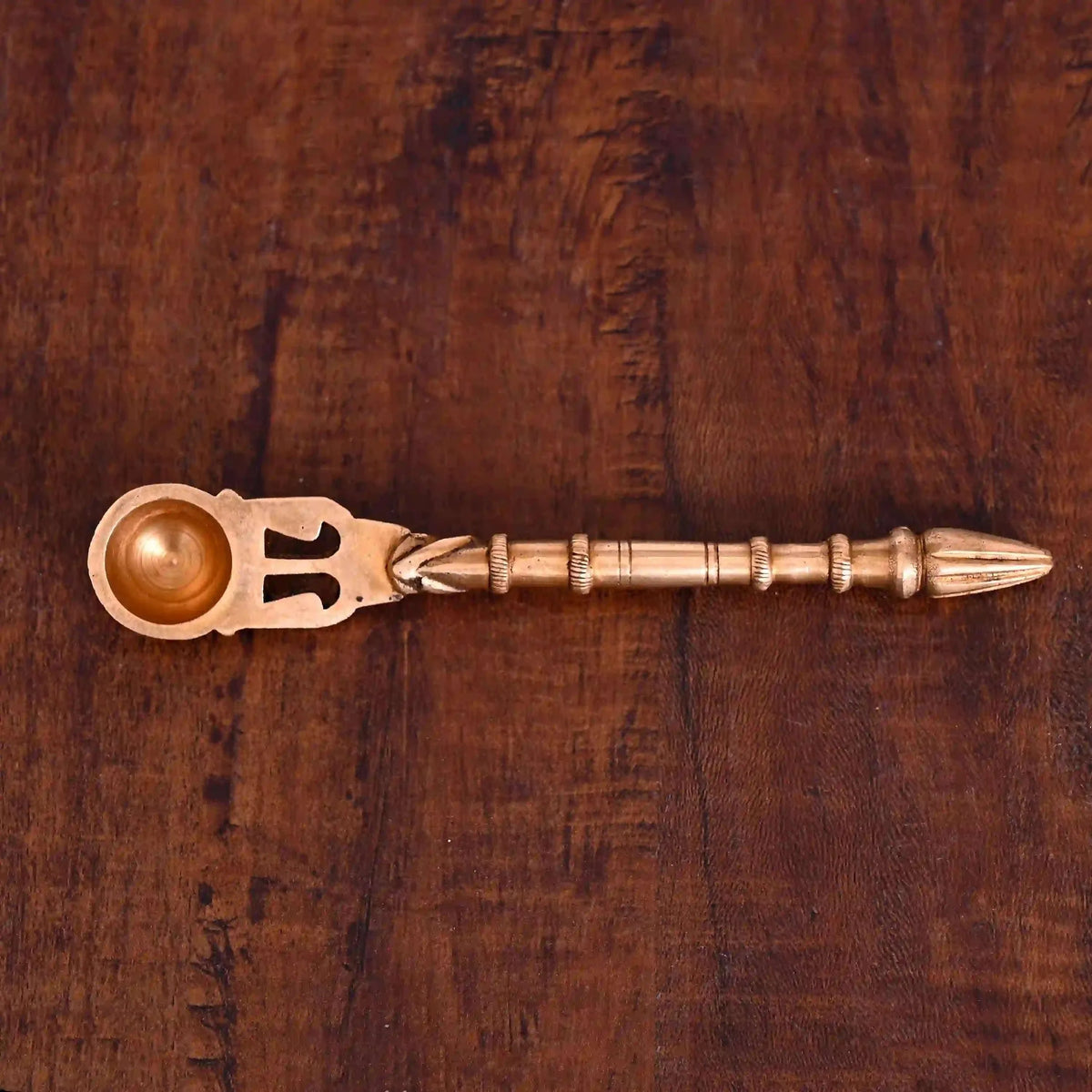 Copper Pooja Ahuti Spoon (5.5 Inch) Vedansh Craft