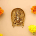 Brass Durga Face Wall Hanging (4 Inch) Vedansh Craft