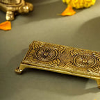 Brass Pooja Chowki (3.5 Inch) Vedansh Craft