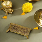 Brass Pooja Chowki (3.5 Inch) Vedansh Craft
