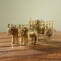 Brass Double Bullock Cart (2 Inch) Vedansh Craft