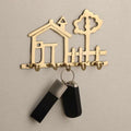 Brass House Wall Key Holder (5 Inch) Vedansh Craft