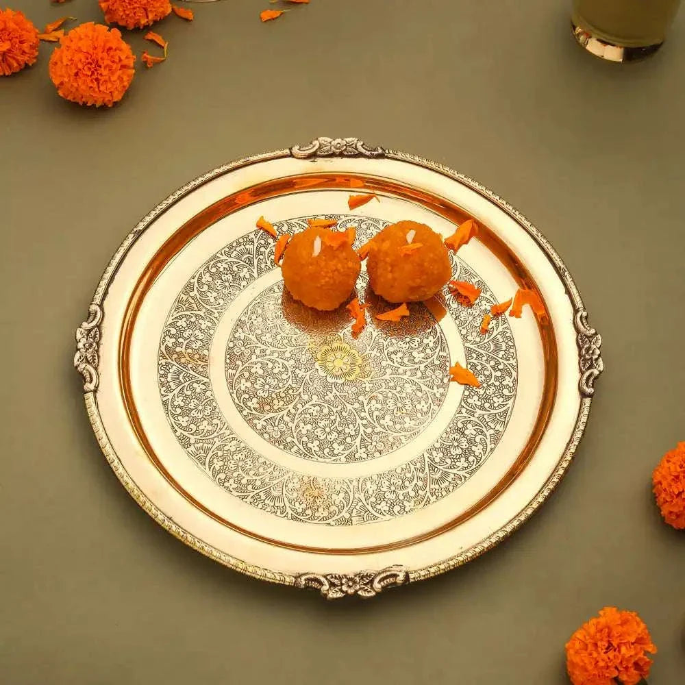 Brass Thali Vedansh Craft