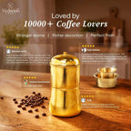 Brass Coffee Filter Machine (6.4 Inch) Vedansh Craft