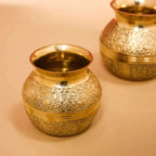 Brass Royal Pooja flower Kalash Vedansh Craft