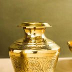 Brass Ashtalakshmi Kodam/Kalash Vedansh Craft