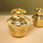 Brass Ashtalakshmi Kodam/Kalash Vedansh Craft