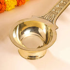 Brass Dhoop Aarti Spoon (11 Inch) Vedansh Craft