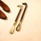 Brass Vintage Wooden Shoe Horn Vedansh Craft
