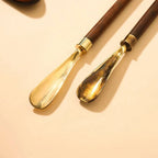 Brass Vintage Wooden Shoe Horn Vedansh Craft