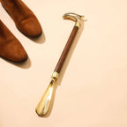 Brass Vintage Wooden Shoe Horn Vedansh Craft