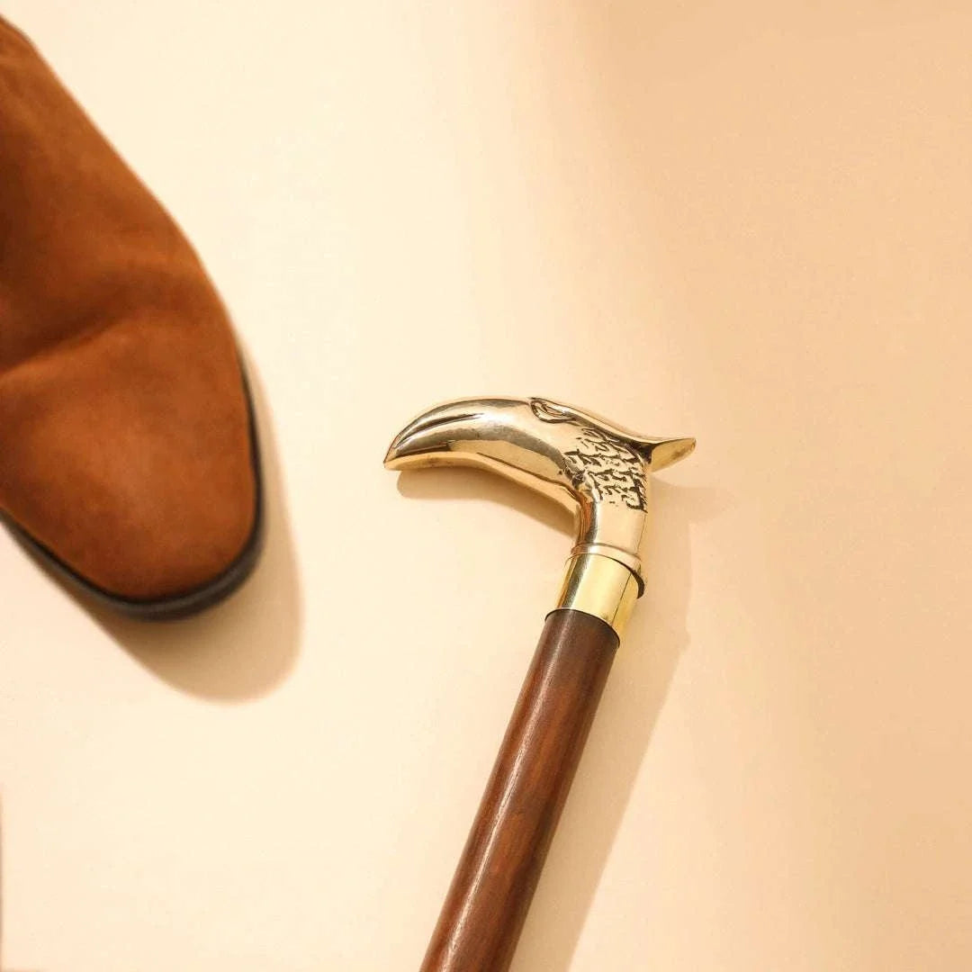 Brass Vintage Wooden Shoe Horn Vedansh Craft