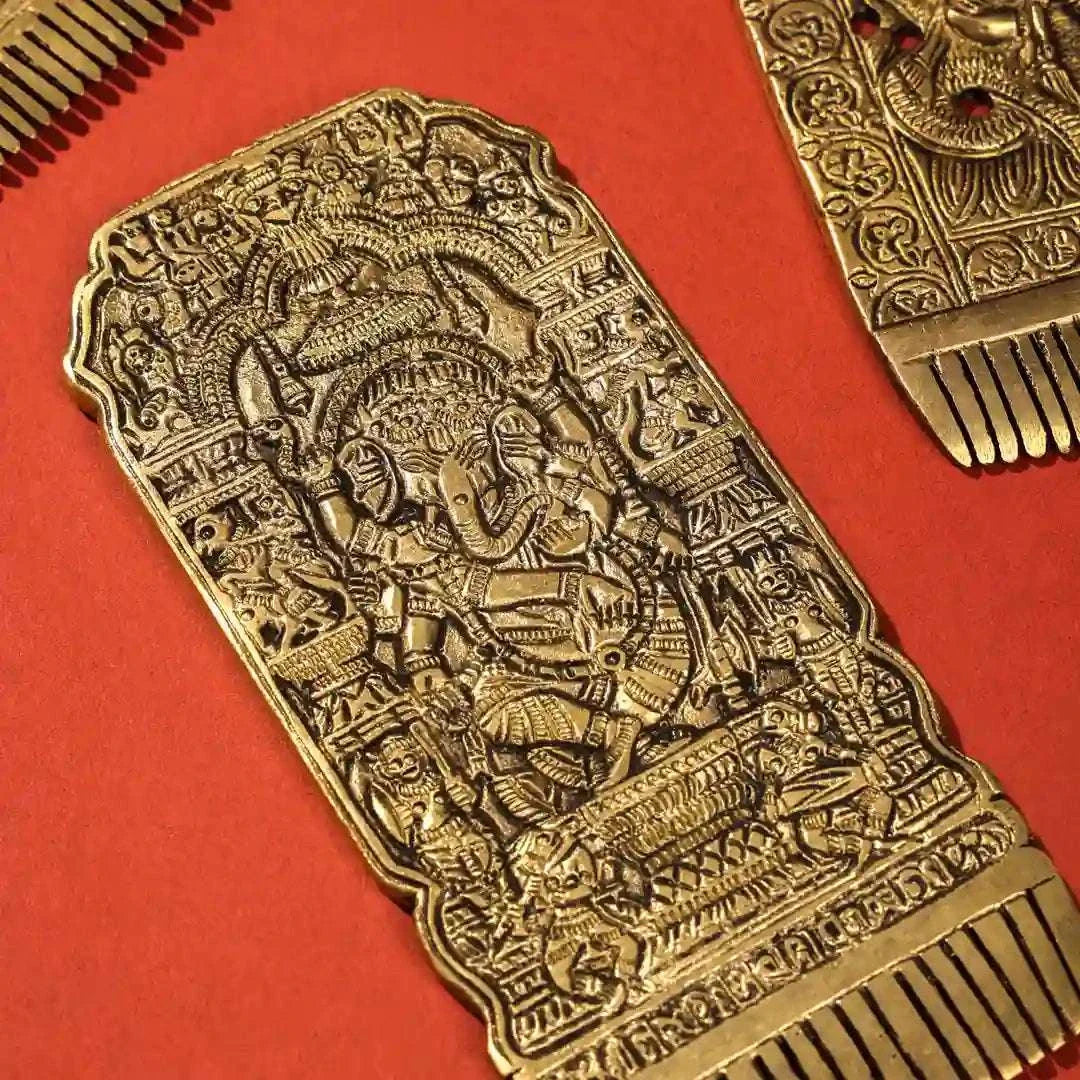 Brass Vintage Hair Comb Vedansh Craft