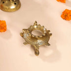 Brass Tortoise Conch Stand (2 Inch) Vedansh Craft