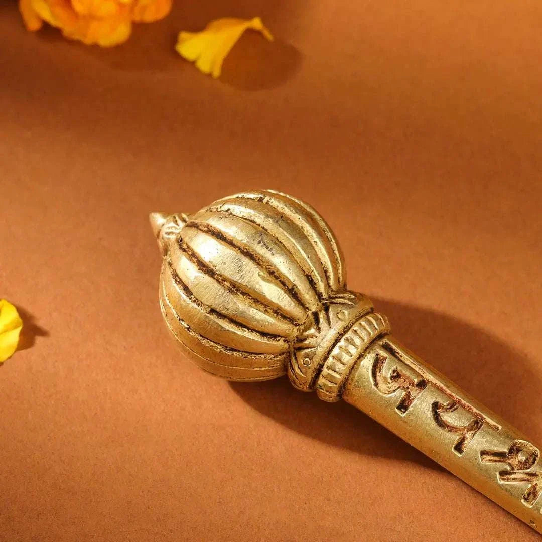 Brass Handcrafted Hanuman Mace/Gada (3 Sizes) Vedansh Craft